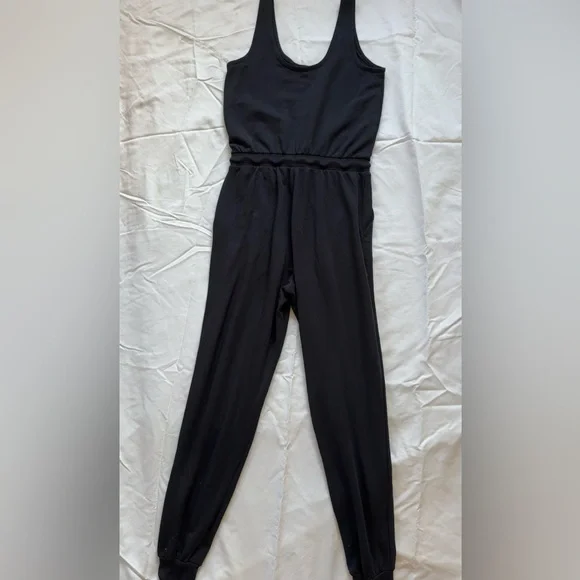 Athleta Black Sleeveless Jumpsuit XS - Picture 3 of 5